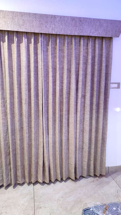 pleated curtains and flap work #curtainsdesign