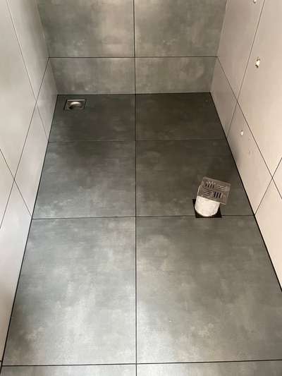 Bathroom tile work