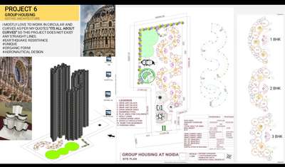 group housing project with unique design concept  #circular  #uniqueideas