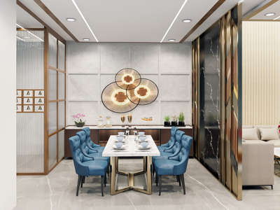 #InteriorDesigner #DiningTable #partitiondesign #moderndesign #HouseDesigns #homedesign
