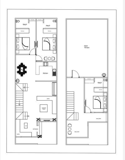 #FloorPlans #structure #CivilEngineer #1200sqftHouse 
#20'x60'plan