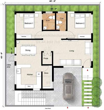 House plan design#location-Ujjain#By -Er. Sonam Soni