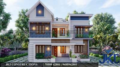 #fullfinish🏡✔️✔️  #semi_contemporary_home_design  #InteriorDesigner  #turnkeyProjects