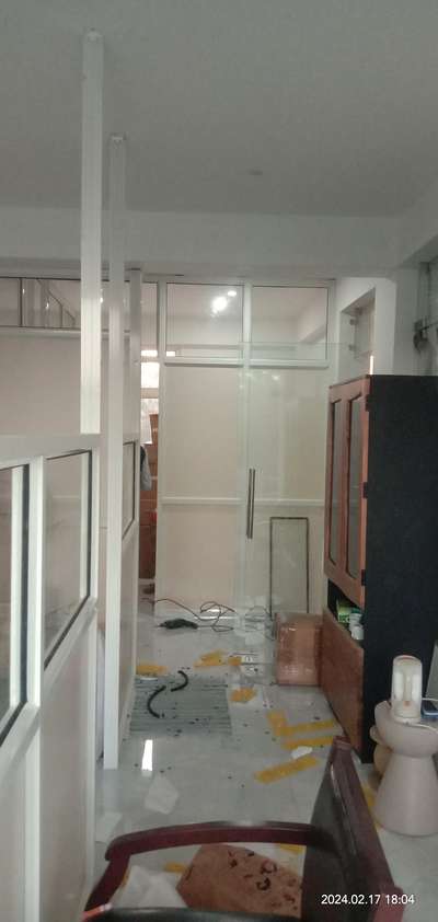 contact us for alluminium partition,windows,glass work and Upvc work
