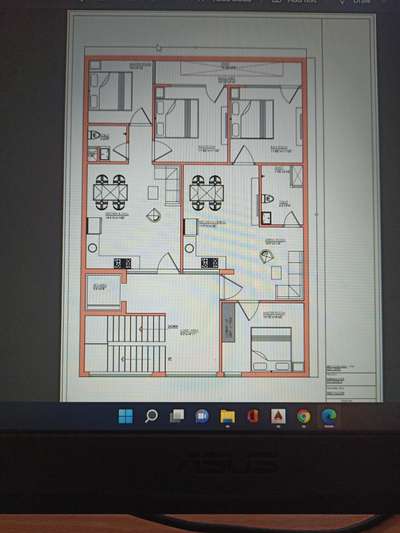 35 by 50 house plan with 2 bhk & 1 bhk