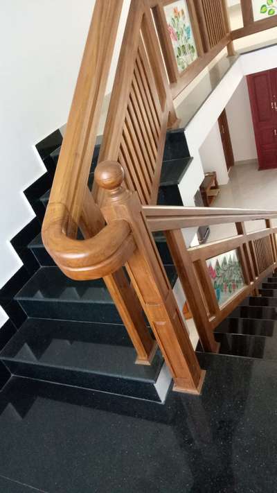 Wooden handrail