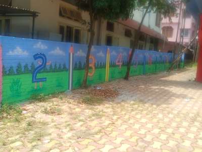 play school boundary wall painting
#WallDecors #TexturePainting #AcrylicPainting #WallPainting #spraypainting #schoolarchitecture #school_decore #schoolwallart #HouseDesigns #Designs #sprayart #painters #WallDesigns