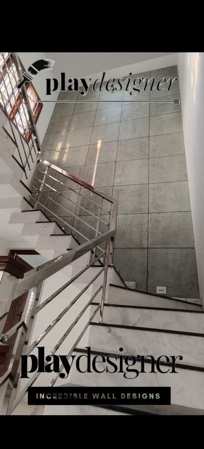 stair wall texture painting designe
 #cement #TexturePainting  #WallDesigns