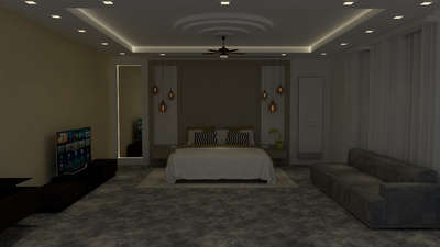 BEDROOM 
256 sqft 
software : SketchUp & Vray 

For Work Contact :
7736121004