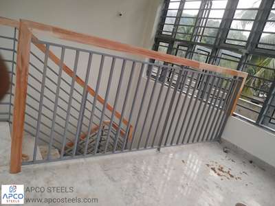 #handrails #wood #WoodenBalcony #BalconyIdeas #balconyHandrails #www.apcosteels.com #apco_steels