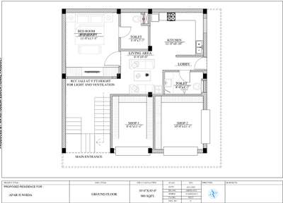 West facing floor plan as per vastu
#Architect  #FloorPlans  #HouseDesigns  #2DPlans