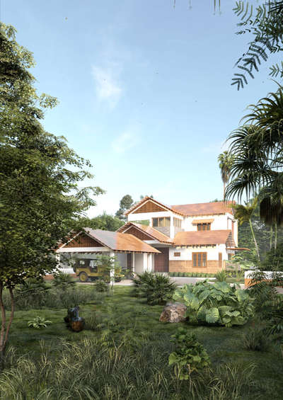 #Residencedesign #residence #residenceelevation #residencekerala #KeralaStyleHouse #keralastyle #keralahomedesignz #ElevationHome #keralaarchitectures  #Designs #ElevationHome