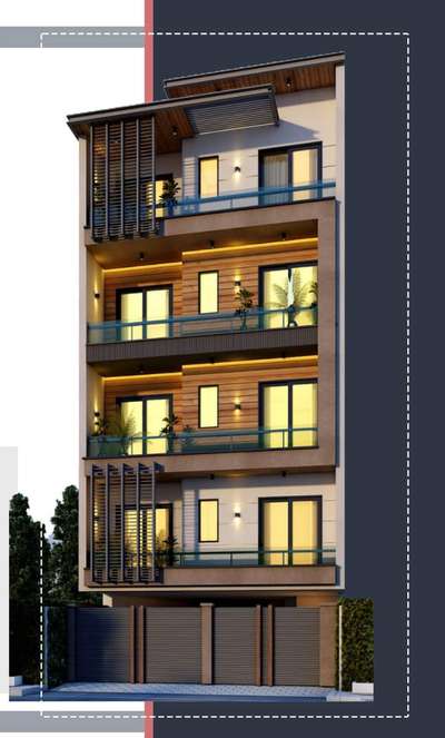 Exterior, Lighting Designs by Civil Engineer Mayank Kumar, Delhi | Kolo