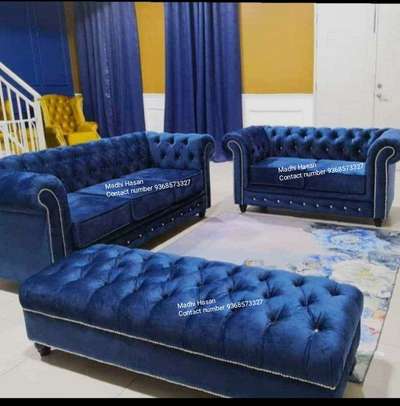 Chesterfield new Designs Sofa set Hlo
      Sir /ma'am
I'm madhi Hasan
Contact number 9368573327
Deals in New designs Sofa set & Old Sofa modifi, cushion cover, Loose Cover, office Chair, All tips beds etc #noida #Delhihome #faridabad #gaziabad