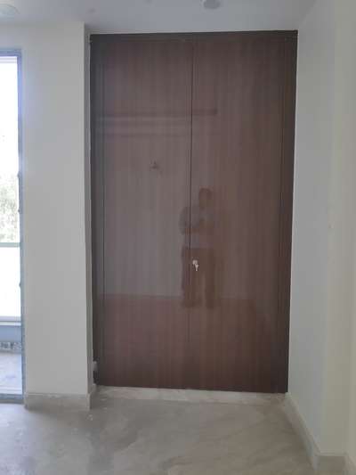 Wardrobes Evergreen Brown colour Sheet with acrylic finishing