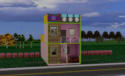 ðŸŒ† Elevation design g+1 partly 20Ã—40 
 #Creative home plan & design 
 #Er. Aman shah 
mob. +91 9644454455
Architecture Engineer âœ¨