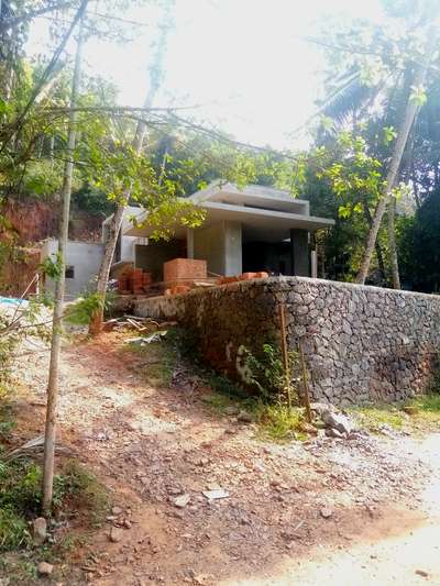 Ongoing Budget modern residence for Mr&Mrs Arshad @ vazakkad
Approx	 45,00,000 rps cost  for completion with interior and landscaping 
 #modernhome  #budgethomes  #minimal  #ContemporaryHouse  #keralahomestyle  #keralaarchitects
