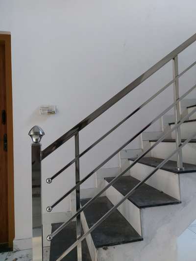 #Square tube  #ss handrail  #stainless steel  handrail  #steel work #stare