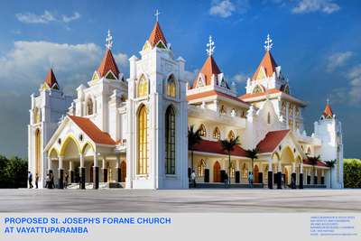 Church designs #church3d #churchkerala #religion #keralaplanners #AltarDesign #3DPlans