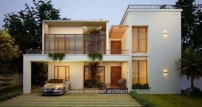 Design Shankar sumanan architects 
#Residencial Project 
#5BHKHouse #2200Sqft 
morden design and kerala contemporary style 
#architecturedesigns #shankarsumananarchitects #architectshankar #trivandrum #moderndesgin #architects #keralahomedesignz #tips
