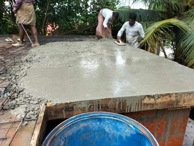 concrete work on progress
make your dream home with MN Construction Cherpulassery