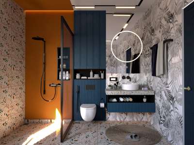 Model Bathroom Design  
 #BathroomDesigns  #InteriorDesigner  #Architectural&Interior  #model  #BathroomCabinet  #WallDesigns  #colordeccor