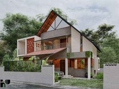 Tropical kerala style house design.
 #architecturedesigns  #KeralaStyleHouse  #ElevationDesign