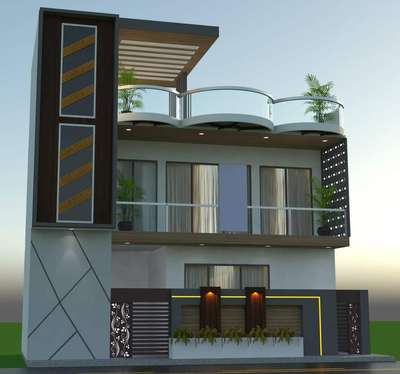 Front elevation view...
.
.
.


#frontfacade  #Architectural&Interior  #ghaziabad