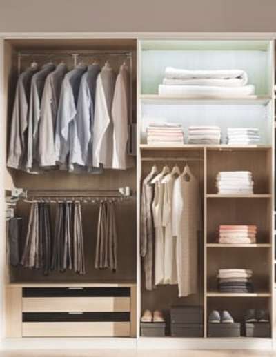 wardrobe inner view
 #4DoorWardrobe
#WardrobeDesigns