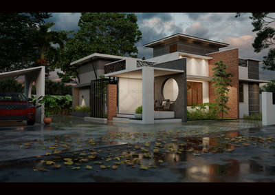 #residenceproject 
#KeralaStyleHouse 
#ContemporaryDesigns 
#1350sqft #3BHKHouse #vkpadi #Malappuram