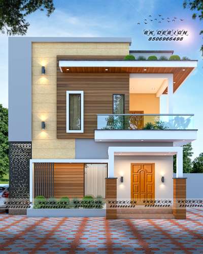 beautiful home design ðŸ˜˜ðŸ˜�
#HouseDesigns #HouseConstruction #ElevationHome #HomeDecor #homesweethome #Front #frontElevation #Architect #architecturedesigns #exteriors #modernhome #facadedesign #indiadesign #skdesign666 #3dfrontelevation