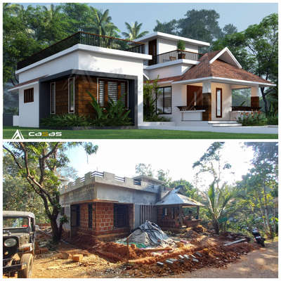 In progress                                                    WhatsApp   9746216228                 #KeralaStyleHouse #TraditionalHouse #Malappuram #Thrissur #Wayanad  #bugethomes