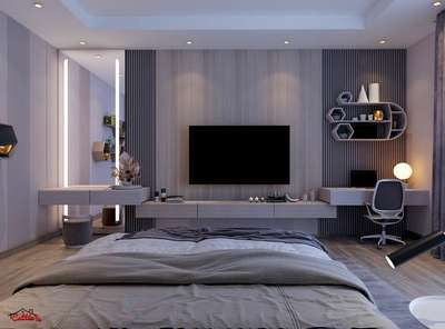Tv unit design for A Bedroom.

#BedroomDecor #MasterBedroom #BedroomIdeas #bedroominteriors #InteriorDesigner #architecturedesigns #Architectural&Interior #tvunits #tvbackpaneling #tvunitideas