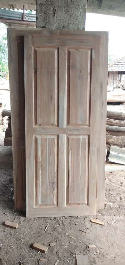 teak wood bedroom door  #