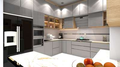 3D kitchen design #udaipurblog  #udaipur_architect  #InteriorDesigner  #interiorkitchen  #ClosedKitchen  #ClosedKitchen  #Architectural&Interior  #LUXURY_INTERIOR  #luxurykitchen  #WoodenKitchen  #interiorpainting