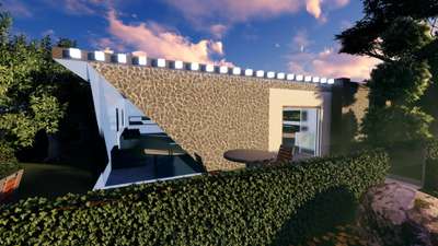 #architecturedesigns #architechture #cafedesign #cafeteria #green⁠ #landscapes #trees #facadedesign #facade #ElevationDesign #3D_ELEVATION #glazing #lightingdesigner #lightiing #sky #sky_high_architecture