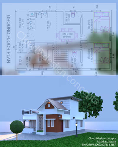 New project  #3delevations  #3DPlans  #2BHKPlans  #HouseConstruction  #Contractor  #ElevationDesign  #ElevationDesign  #EastFacingPlan  #economic_3d_designs