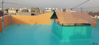 terrace like swming pool.. 
water proofing with color. 9871262666