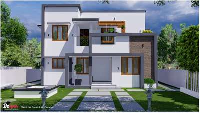 Client: Mr. Saran
Place:koliyoor,Trivandrum
 Area:1500 Sqft
Style: Contemporary        Style Elevation