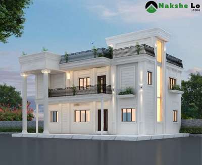 New classic elevation Design by Nakshe lo.com 
For more information contact us+91 7027275262