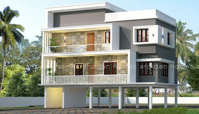 3bhk 1400 sqft House Design