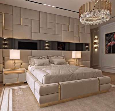 Luxury Bedroom ₹₹₹ #sayyedinteriordesigner  #LUXURY_INTERIOR  #MasterBedroom