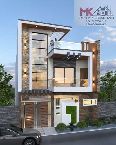 front Elevation Complete 
Site Location -Meerut UP
For All 2d And 3d Works 
Contact No. 7300906716
 #noidainterior #Delhihome