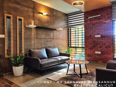 #stupacalicut #Architect #architecturedesigns #LivingroomDesigns #cementboard #lighting #KeralaStyleHouse