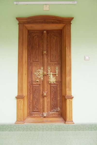 carving front door