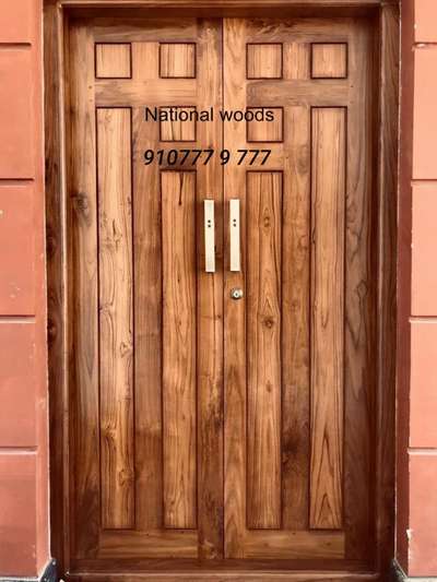 Teak wood double door at its best. #TeakWoodDoors  #maindoor