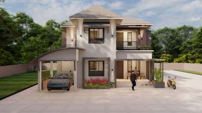 #ElevationHome #ElevationDesign #architecturedesigns #Architectural&Interior #TraditionalHouse #3d