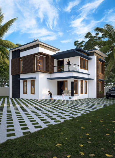 4BHK HOME EXTERIOR

#sthaayi_design_lab #architecturedesigns #Architectural&Interior #ElevationHome #homecolor #homeexterior #blue #landscape #garden #cpadding #roofing #naturel #4bedroomhouseplan #6centPlot #amazingarchitecturel