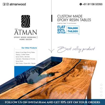 Check it out!!!#resin  #resintable  #epoxy  #epoxyresintable  #epoxycoating  #epoxydining  #epoxyfurniture  #Homedecore  #epoxytablekerala  #clocks  #InteriorDesigner  #epoxytables  #resintable  #resinart  #teakwood  #TeakWoodDoors  #Teapoys  #CoffeeTable  #teak_wood  #teakwoodchair  #eastindiawalnut  #ocean  #oceandecor