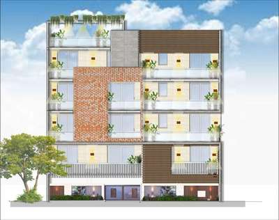 #ElevationDesign #jalipattern
#designs #gurugramdesigns #4BHKHouse #Architectural&Interior